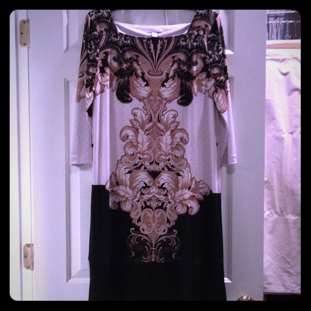 3/4 length sleeve dress